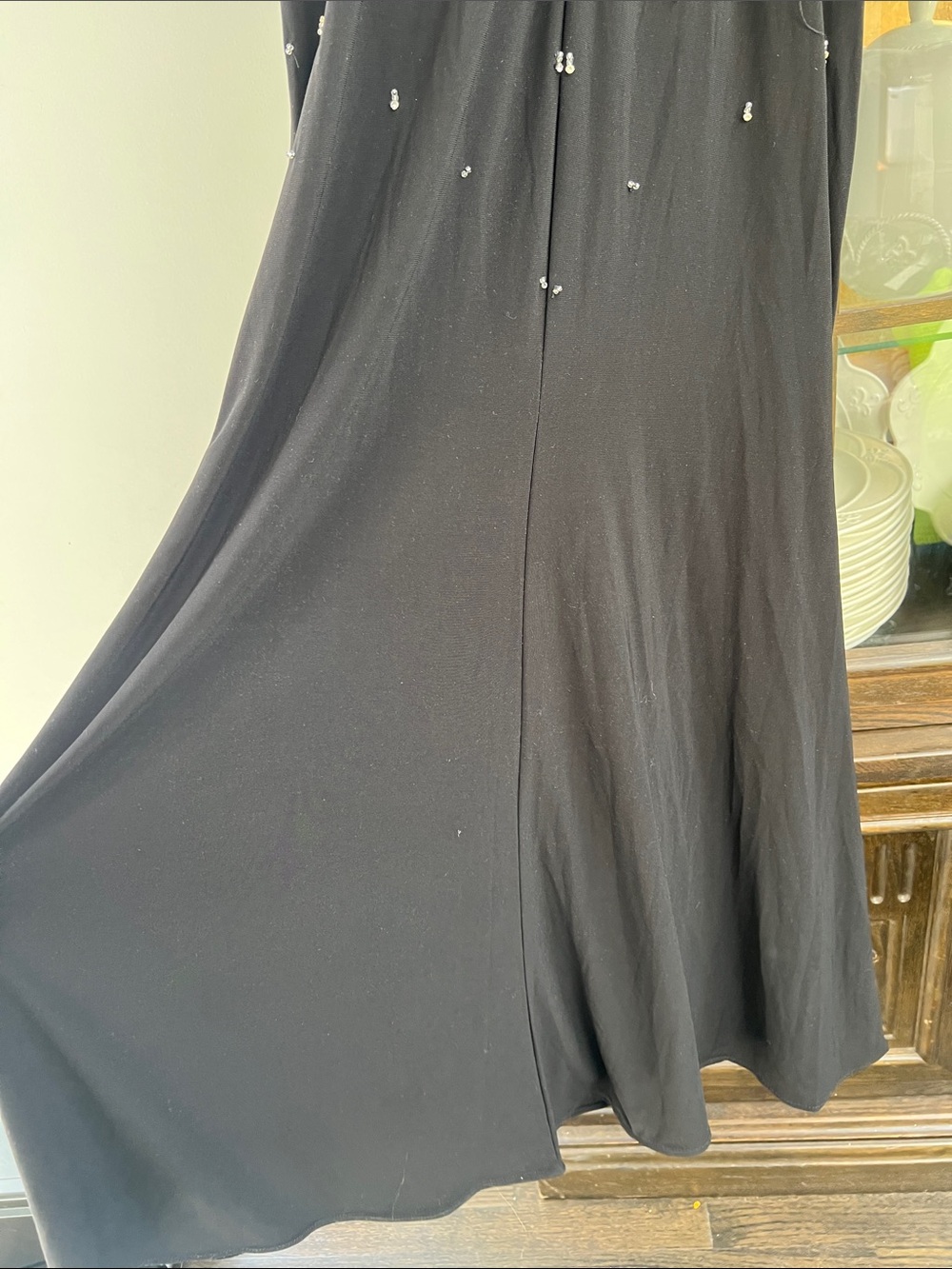 MAC DUGGAL Black Embellished Sleeveless Gown - Picture 11 of 11